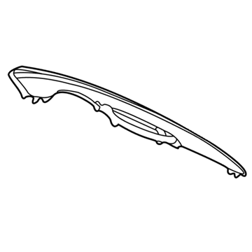 Pontiac Firebird Dash Panel Vent Portion Covers - 10274437