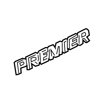GM 84188526 Nameplate
