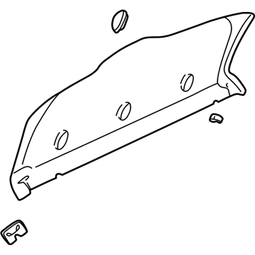 Buick 25762469 Package Tray Trim