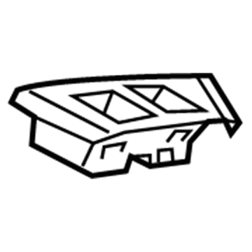 GM 13362817 Switch Bezel, Passenger Side