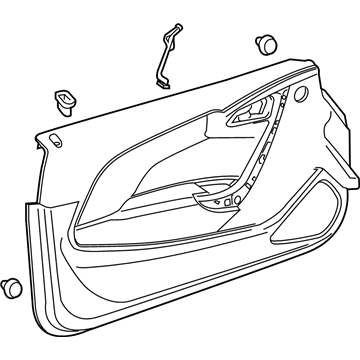 GM 13496033 Door Trim Panel, Front Driver Side