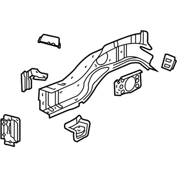 GM 25980779 Inner Rail, Front Passenger Side