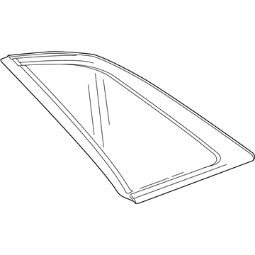 Cadillac 84419882 Quarter Glass