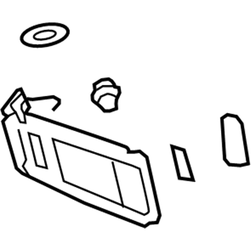 GMC 23234421 Sunvisor
