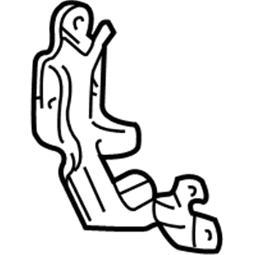 GM 15949645 Roller & Bracket, Rear Lower Driver Side
