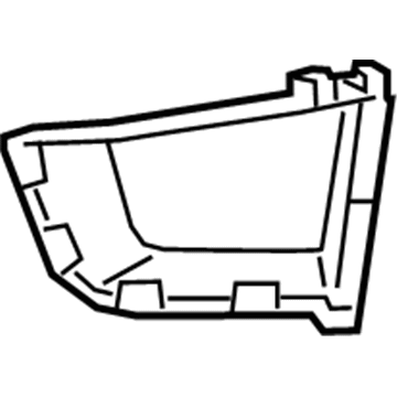 GM 23331277 Baffle, Driver Side