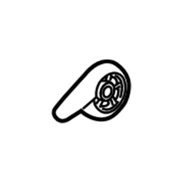 GM 42645794 Recline Handle, Black, Front