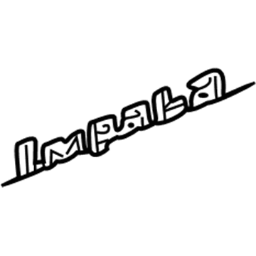 Chevy Impala Emblem - 10325445