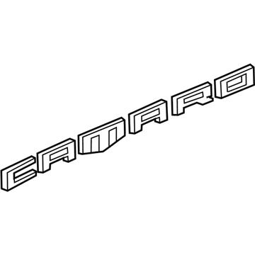 GM 84116450 Nameplate, Front
