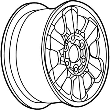 2004 Oldsmobile Bravada Spare Wheel - 9593399