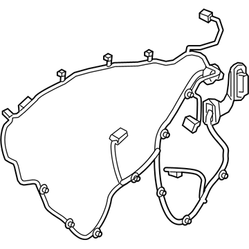 GM 84540507 Harness, Rear Passenger Side