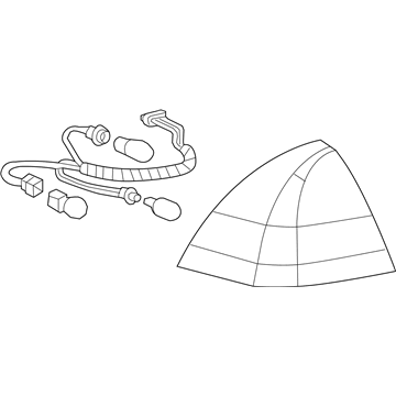 GM 25971597 Tail Lamp Assembly, Driver Side