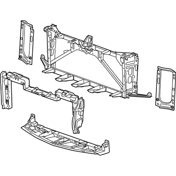 GM 23266739 Mount Panel, Front