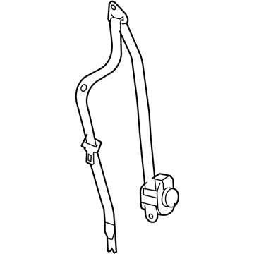 2007 Saturn Aura Seat Belt - 19152172