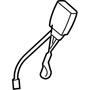 2007 Saturn Aura Seat Belt - 19150164