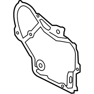 GM 24435052 Timing Cover Gasket, Green Line, Front