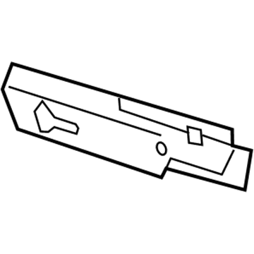 GM 15039758 Inner Quarter Reinforcement, Passenger Side