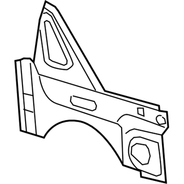 GM 15921312 Inner Quarter Panel, Passenger Side