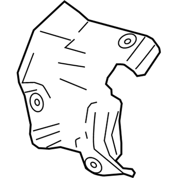 GM 12651839 Heat Shield, Driver Side