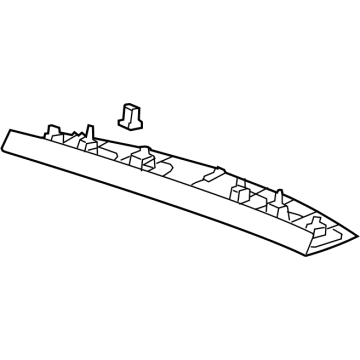GM 95394650 Upper Gate Trim, Black