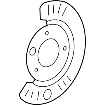 Buick Lucerne Brake Backing Plate - 25996829