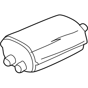 2005 Chevy Silverado 2500 HD Muffler - 15798949