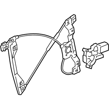 Pontiac G5 Window Regulator - 19369867