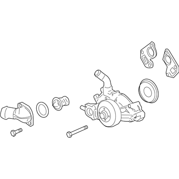 Chevy 89018166 Water Pump
