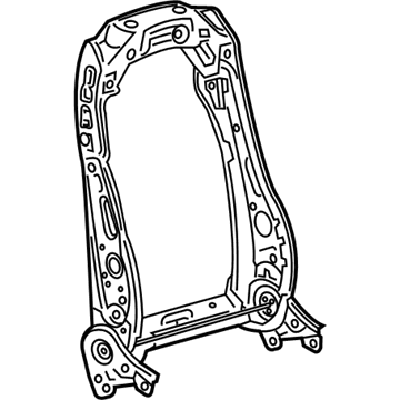 GM 84301091 Seat Back Frame, Front