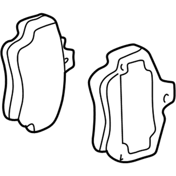 GM 19152634 Brake Pads, Front