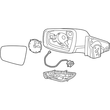 Buick Side View Mirrors - 22857477