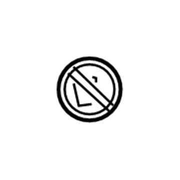 Cadillac 10426427 Info Label