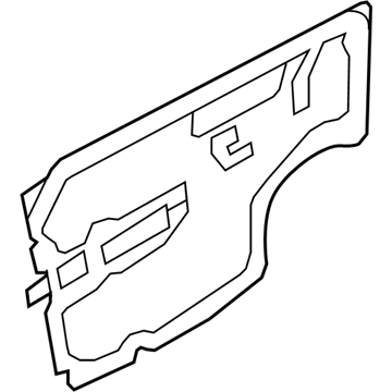 GM 96466000 Water Deflector