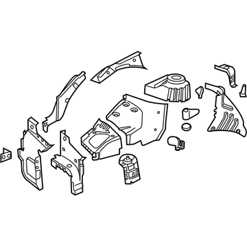 GM 22850710 Apron Assembly, Front Passenger Side