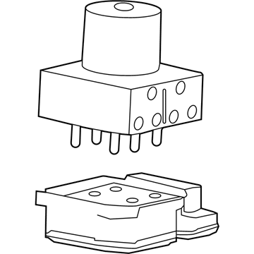 Buick ABS Control Module - 23383119