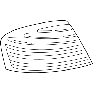 2001 Pontiac Bonneville Back Up Light - 19168998