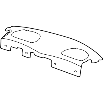 GM 22616735 Package Tray, Gray, Rear
