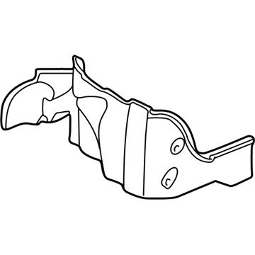 GM 22695640 Wheelhouse Trim, Rear Driver Side