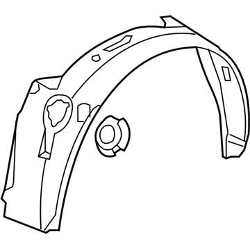 2007 Buick Lucerne Fender Splash Shield - 15913335
