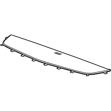 GM 23207836 Speaker Grille, Black, Rear