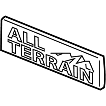 GM 84672515 Nameplate
