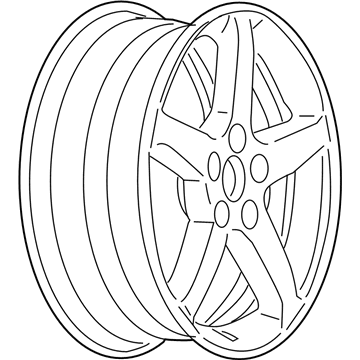2008 Pontiac Solstice Spare Wheel - 9597298