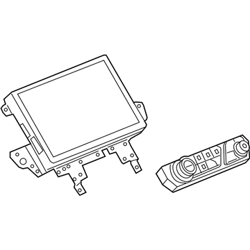 GM 42620584 Display Unit, Driver Side