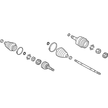 2014 Buick Enclave Axle Shaft - 23219922