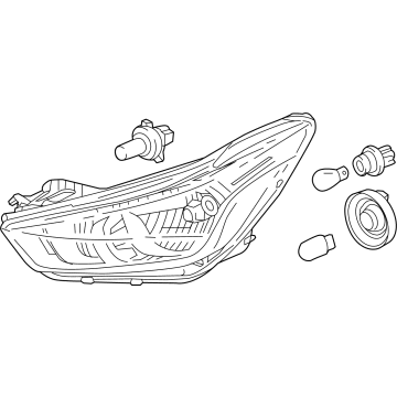 Chevy Spark Headlight - 42704911