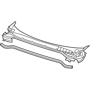 GM 22908553 Cowl Grille, Center