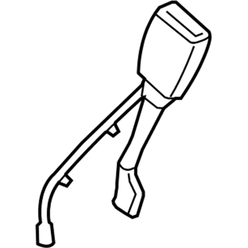 Pontiac Seat Belt - 19208288