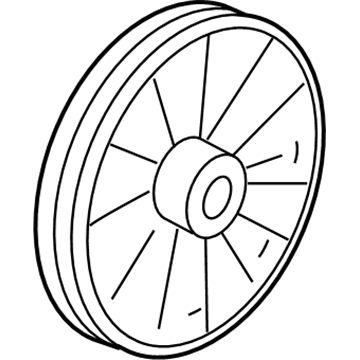 Cadillac DeVille Water Pump Pulley - 1627356