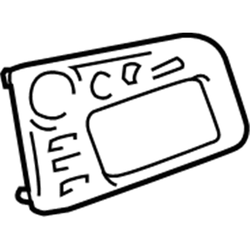 GM 88970554 Radio Bezel