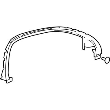 GM 20991483 Upper Trim, Front Passenger Side